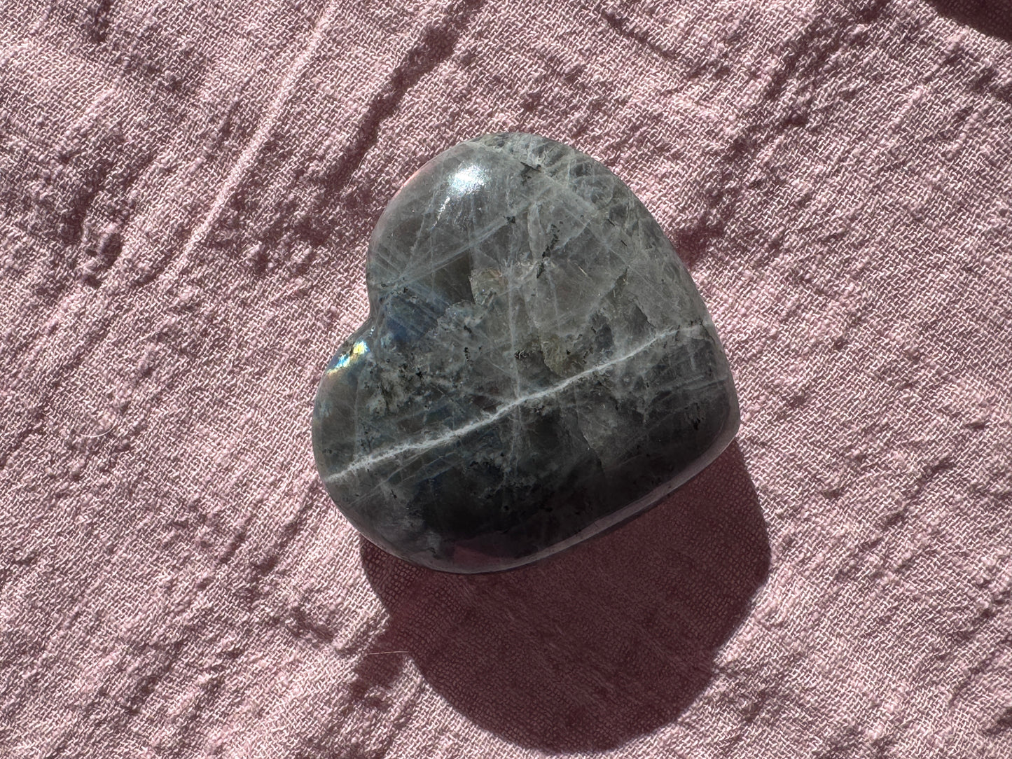 Labradorite Heart D