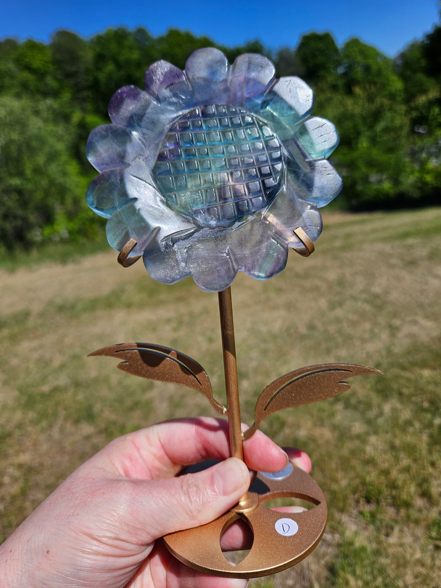Fluorite Flower on Stand
