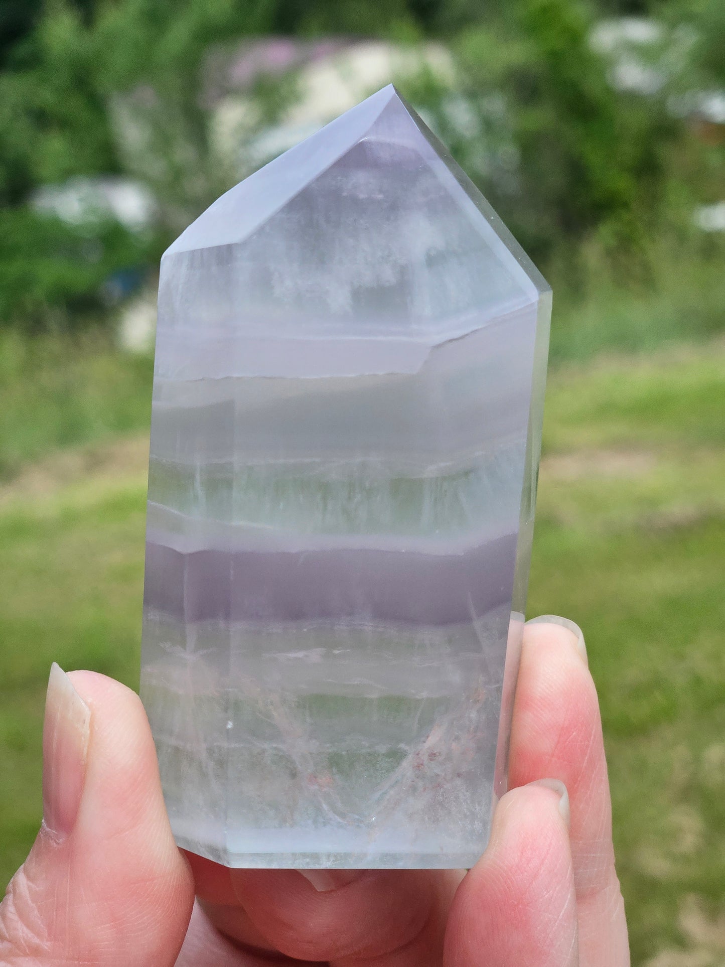 Lavender Fluorite Tower