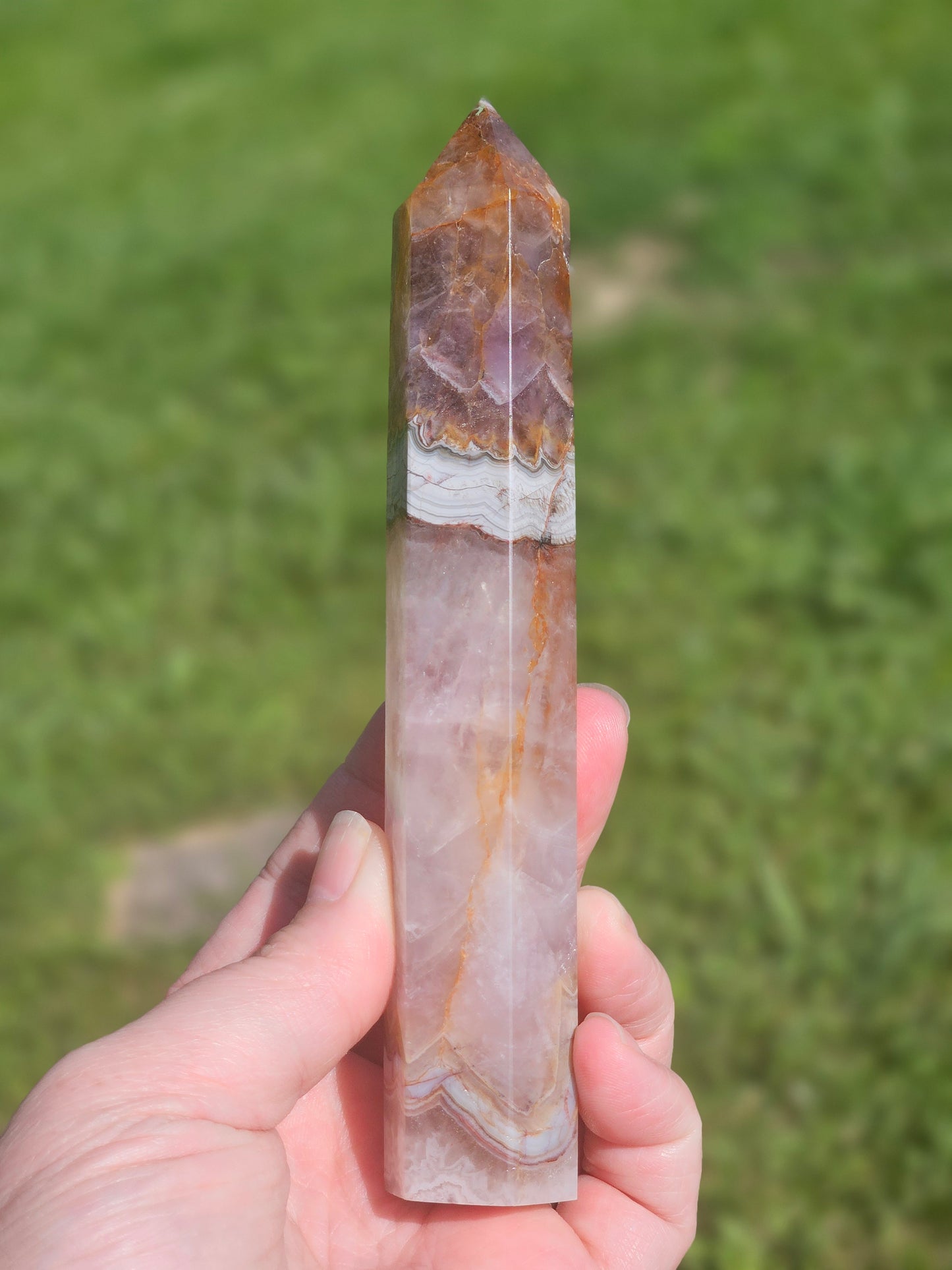 Chevron Amethyst Tower