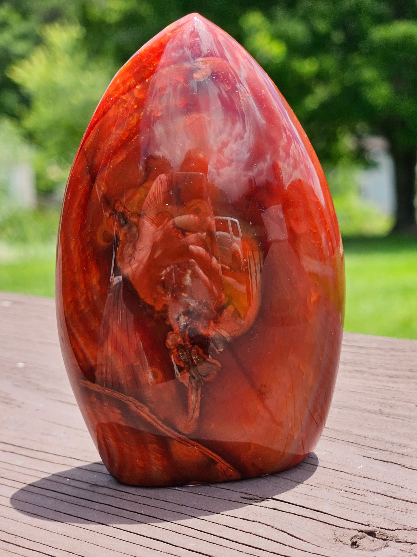 Carnelian Teardrop
