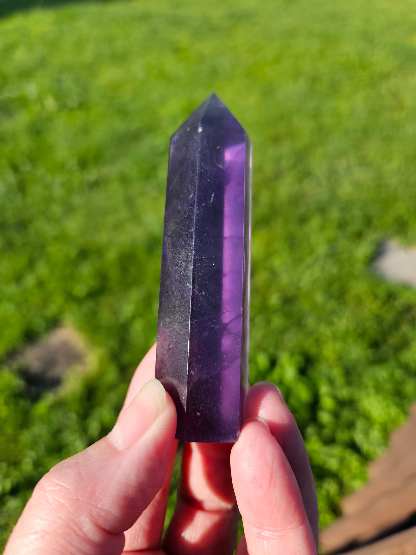 Purple Fluorite Tower
