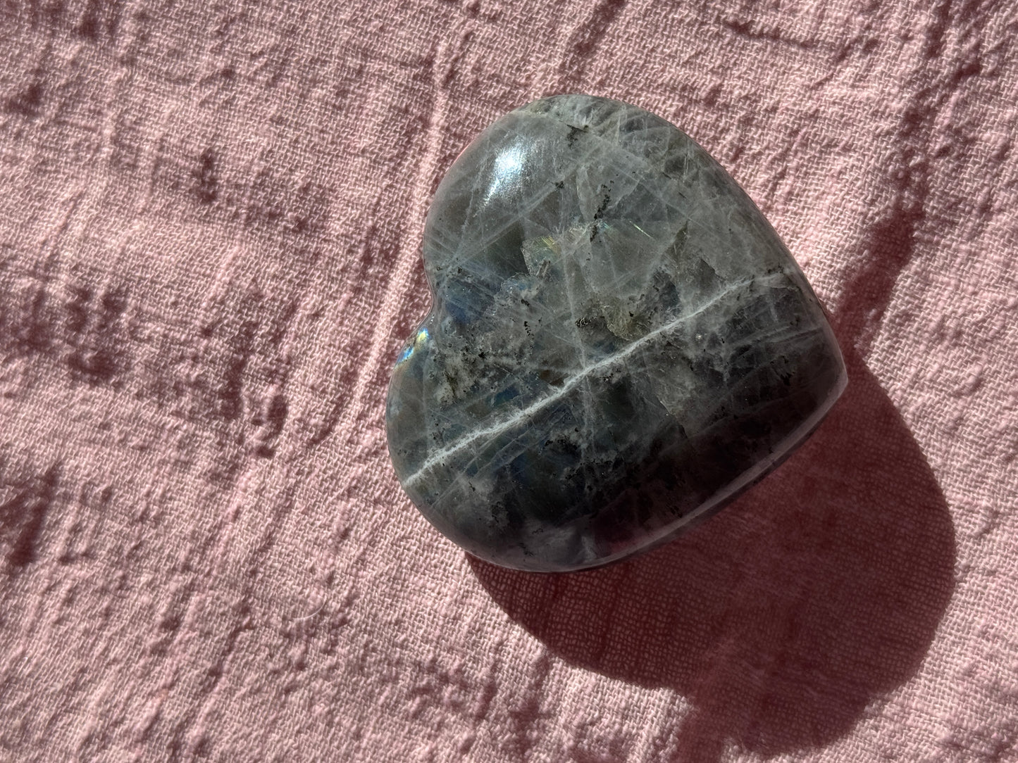 Labradorite Heart D