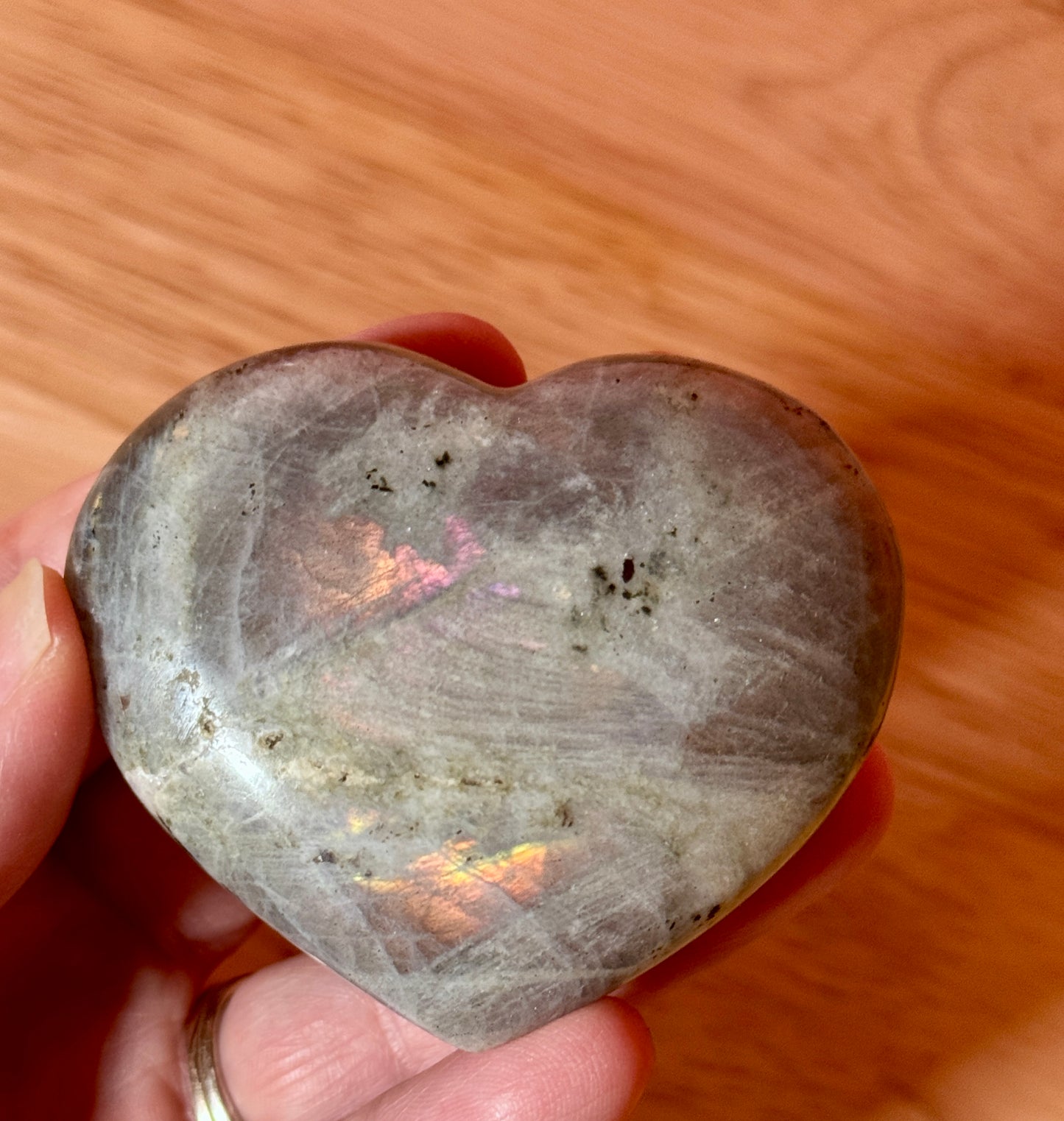 Labradorite Heart L