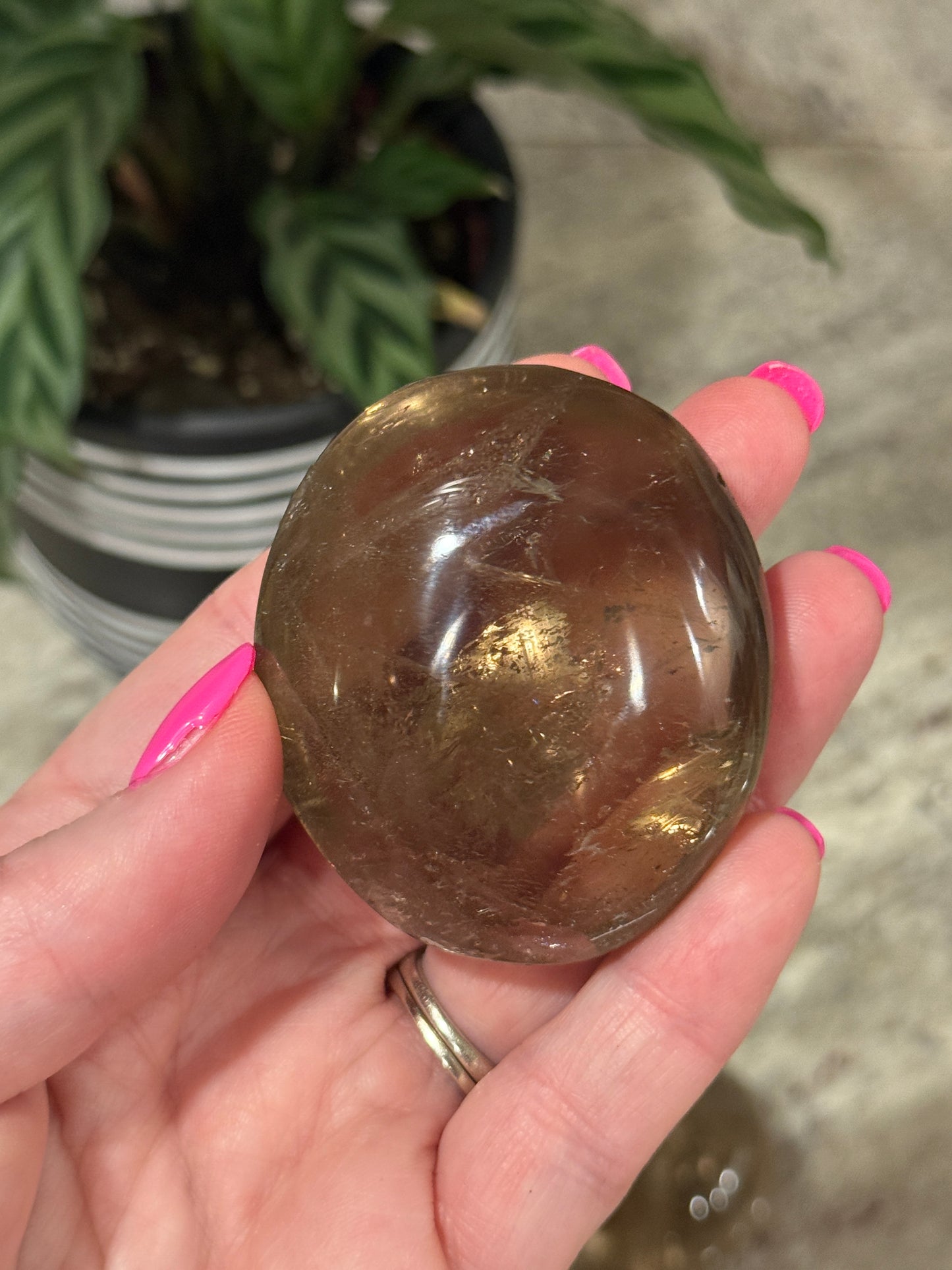 Smoky Quartz Palm Stones