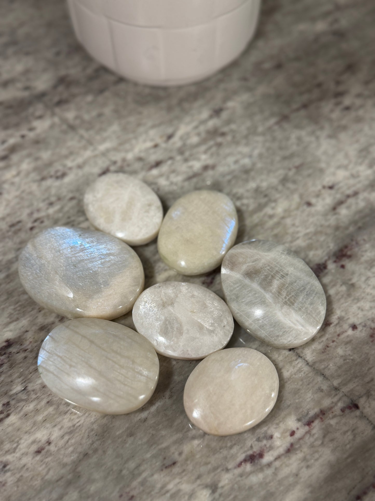 Moonstone Palm Stone