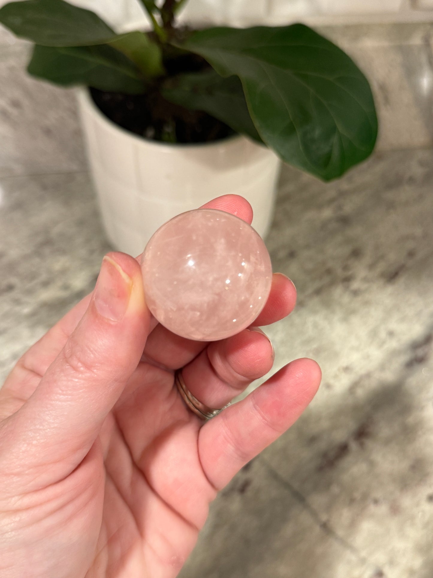 Rose Quartz Mini Sphere
