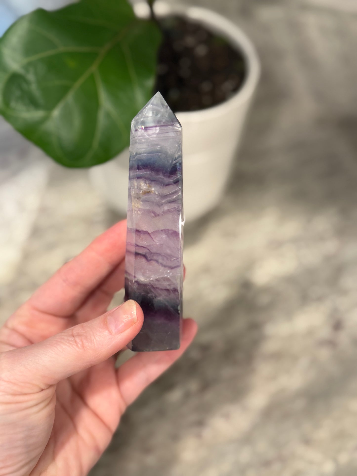 Rainbow Flourite Tower