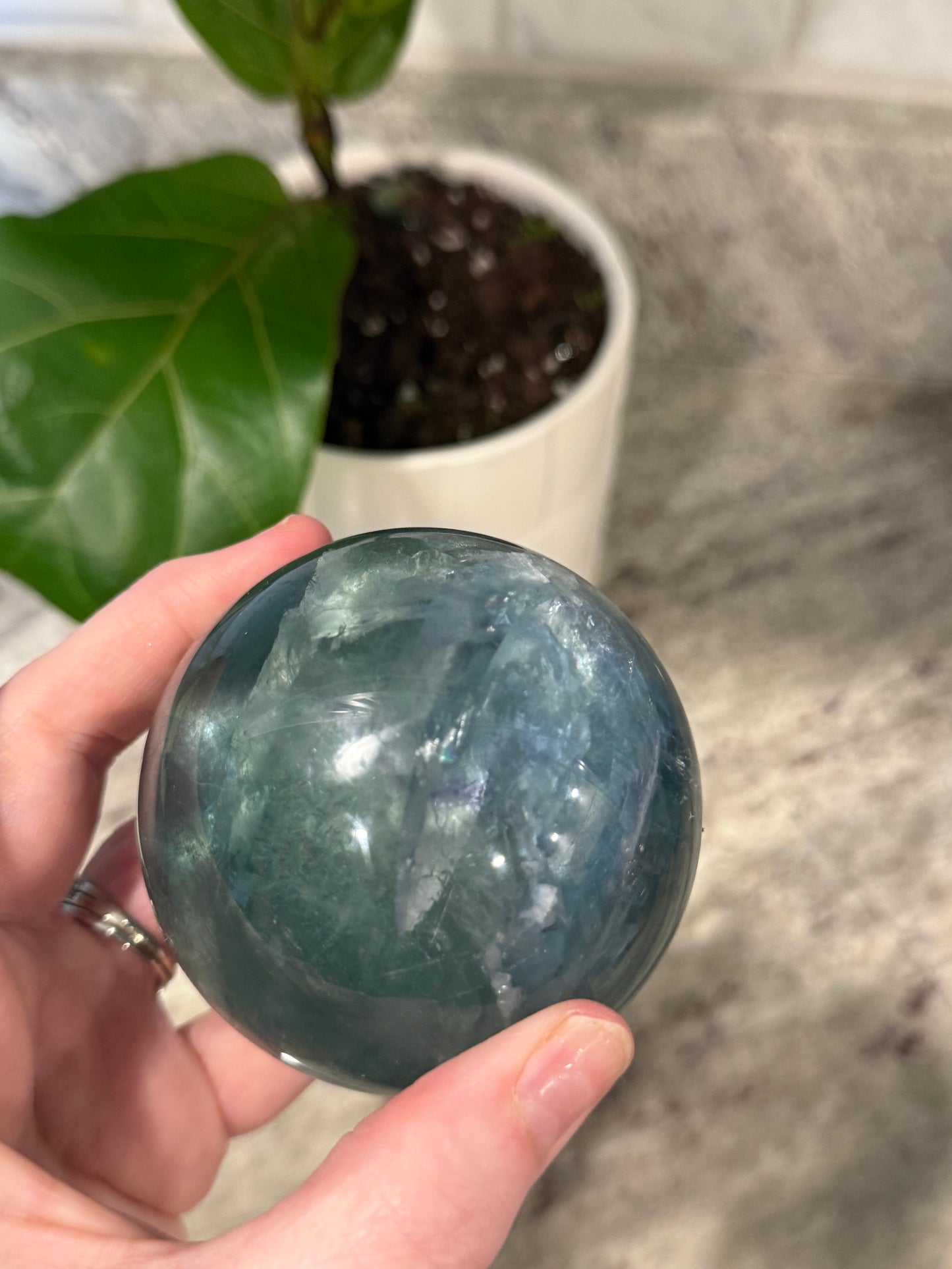 Rainbow Flourite Sphere A