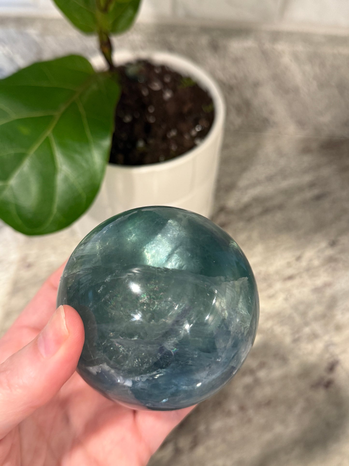 Rainbow Flourite Sphere A