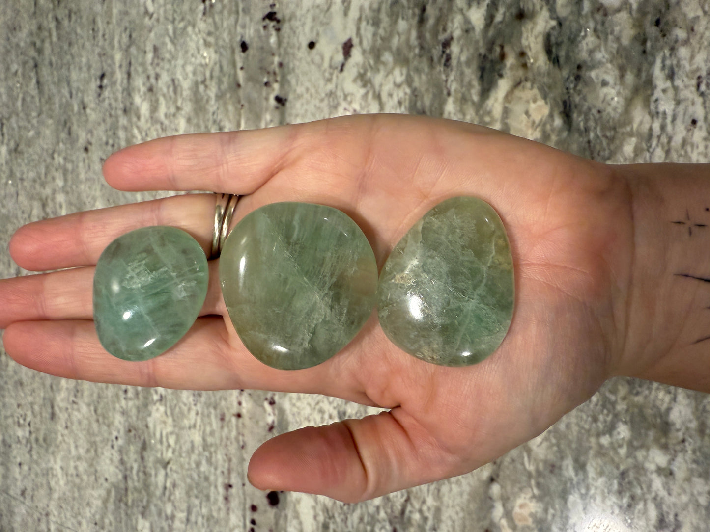 Green Fluorite Flats