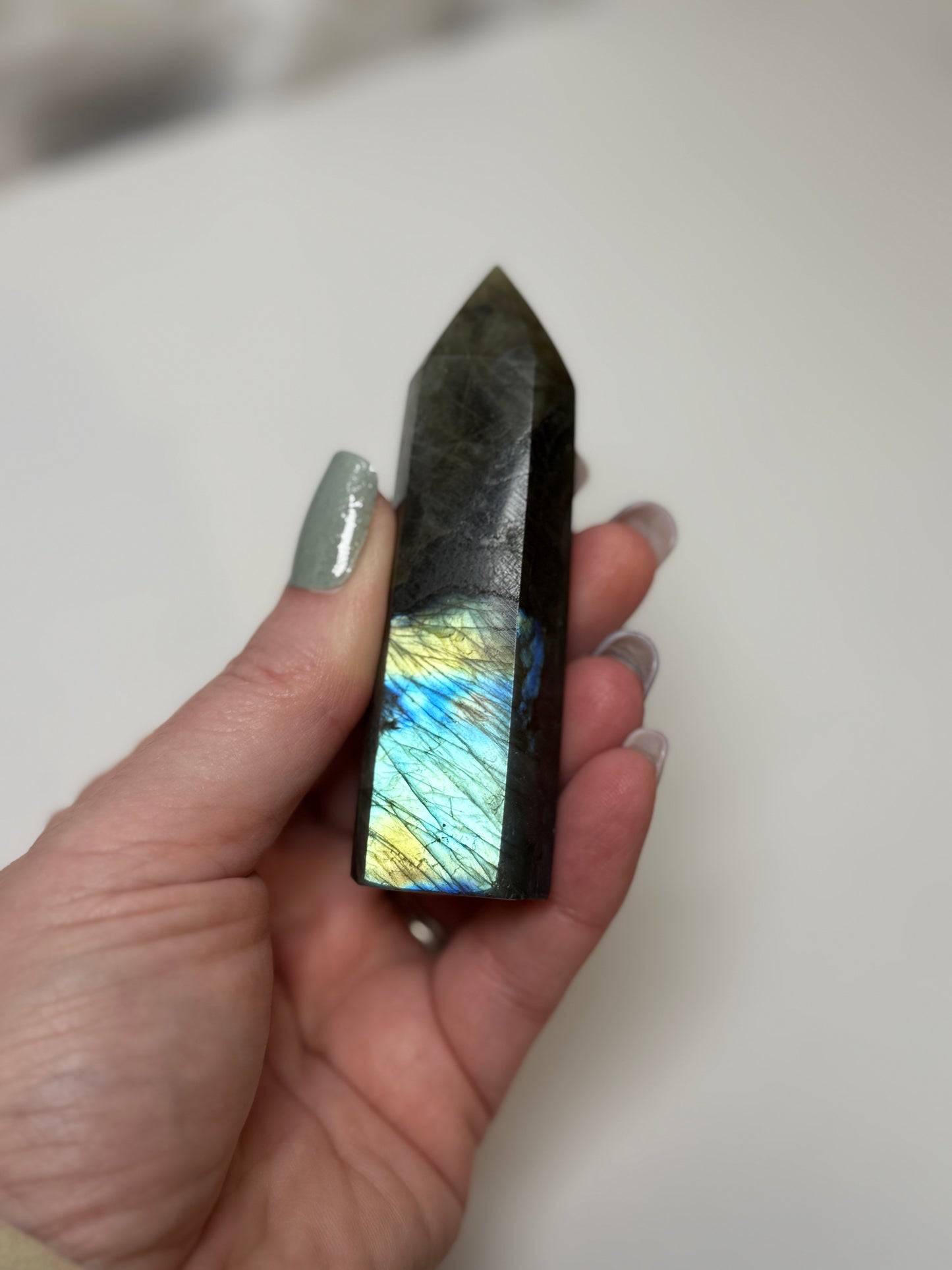 Labradorite Obelisk Point