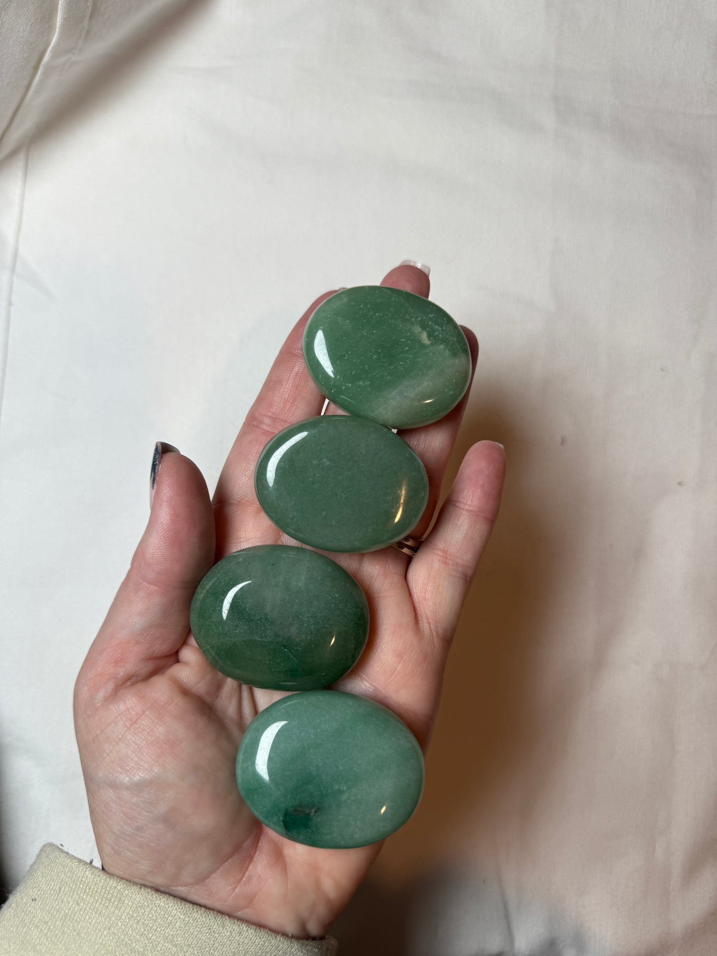 Green Aventurine Palm Stone