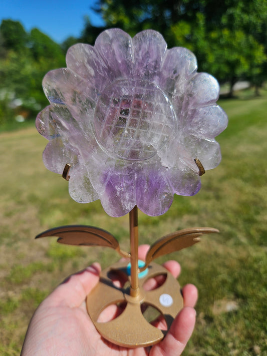 Amethyst Flower Stand