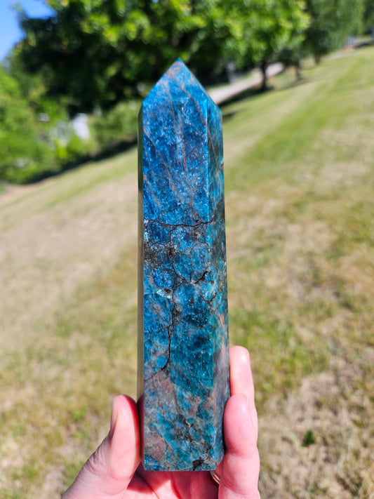 Blue Apatite Tower
