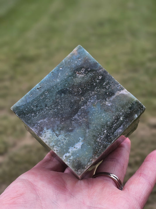 Ocean Jasper Cube
