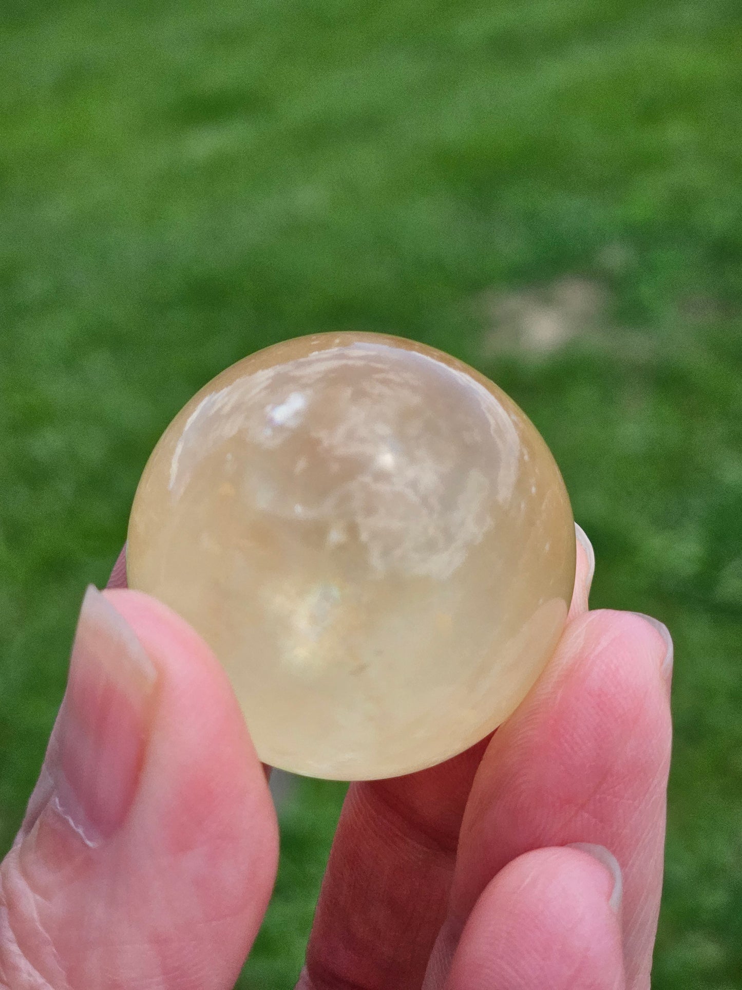 Honey Calcite Mini Sphere