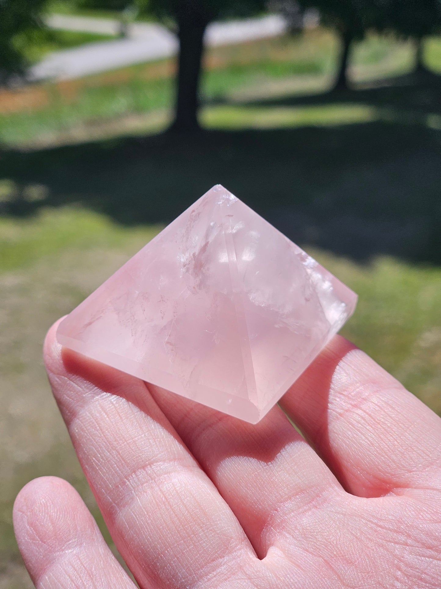 Rose Quartz Pyramid