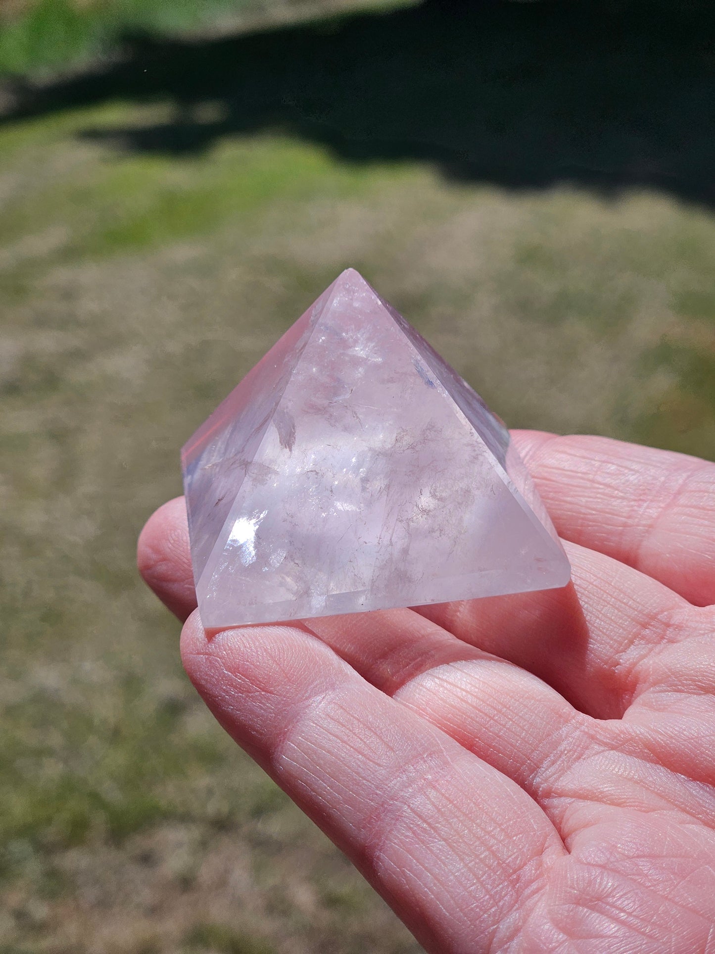 Rose Quartz Pyramid