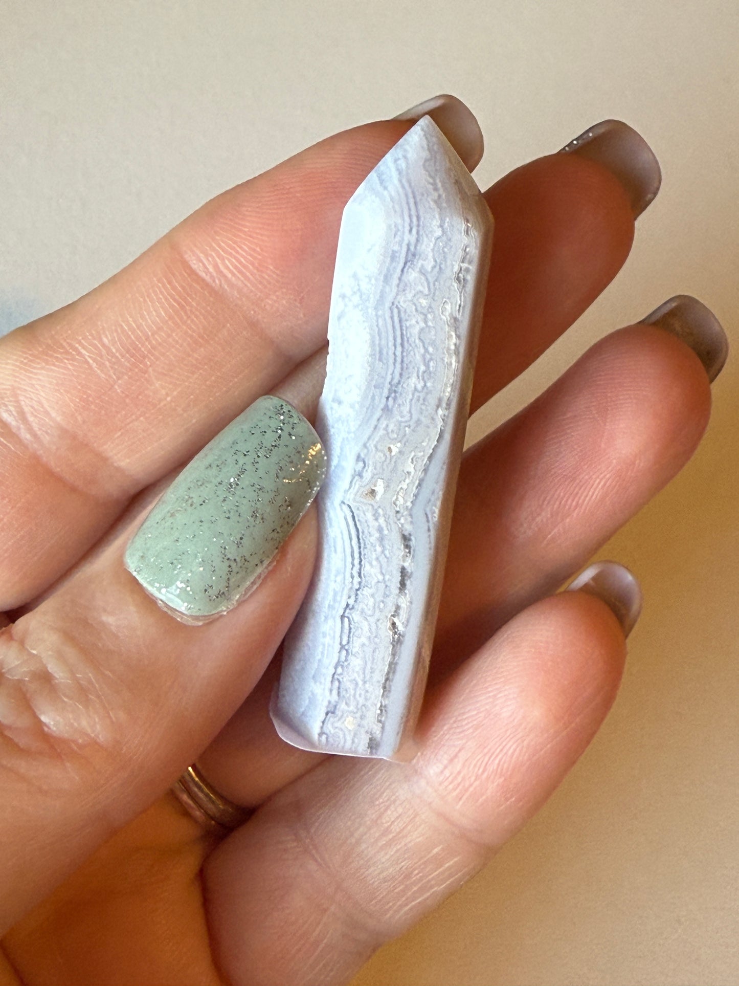 2.5" Blue Lace Agate Towers