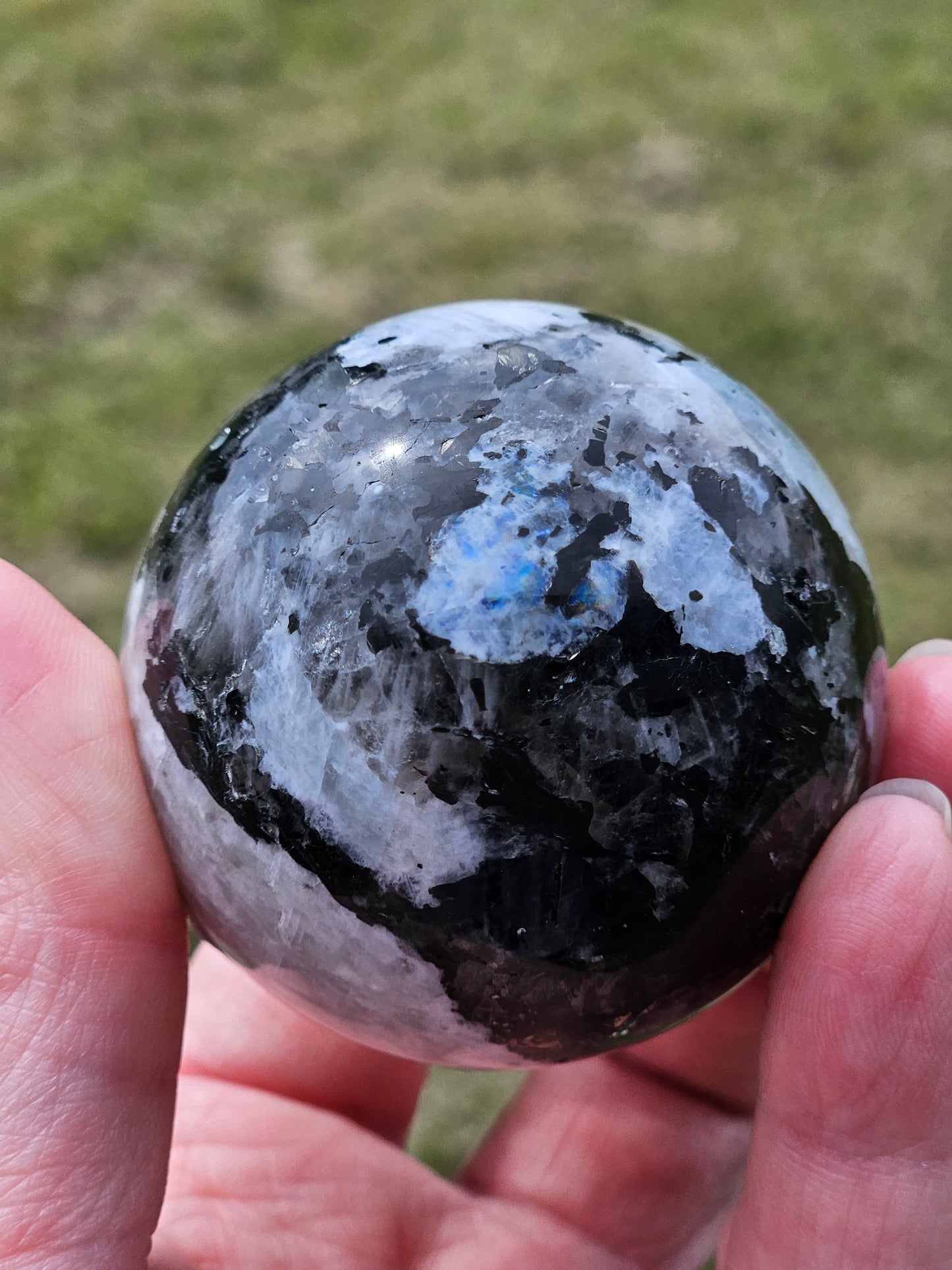 Rainbow Moonstone Sphere