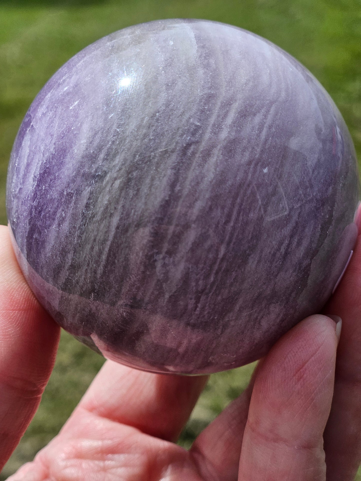 Silky Fluorite Sphere