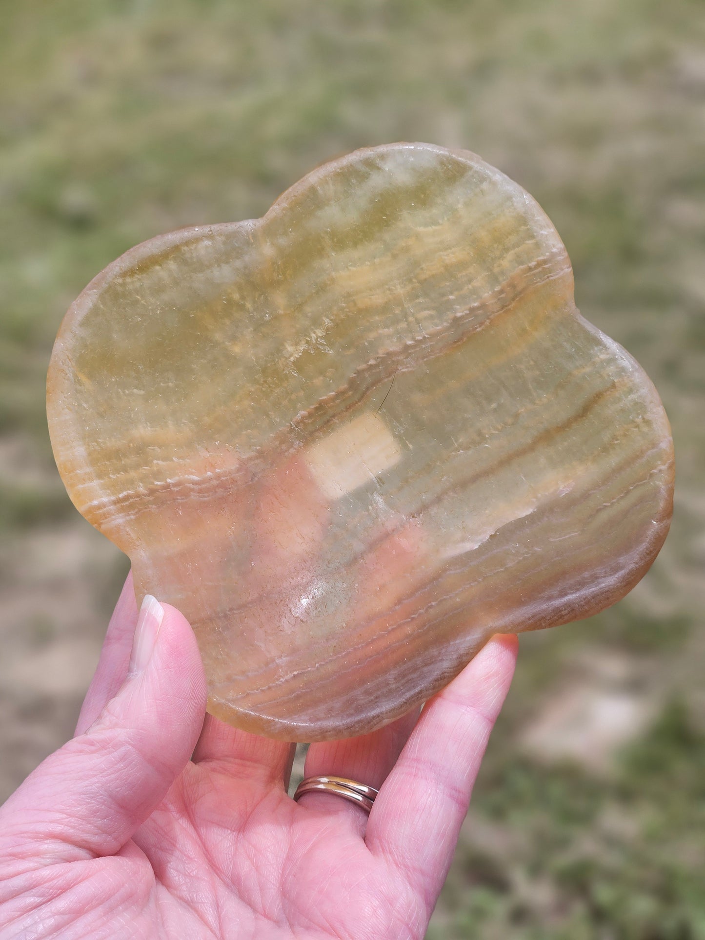 Yellow Fluorite Bowl