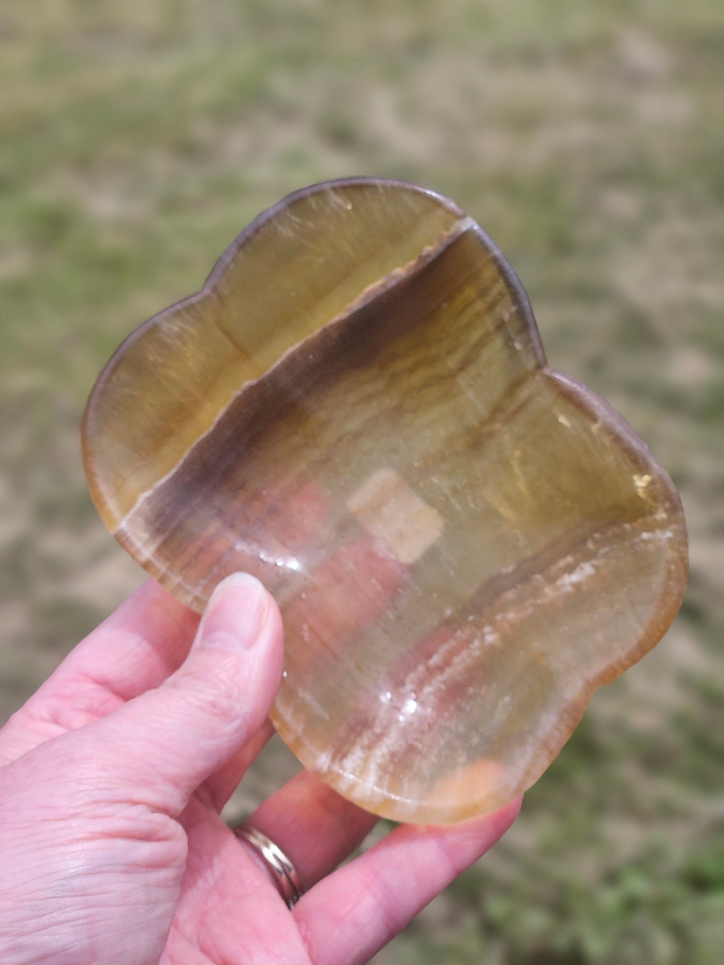 Yellow Fluorite Bowl