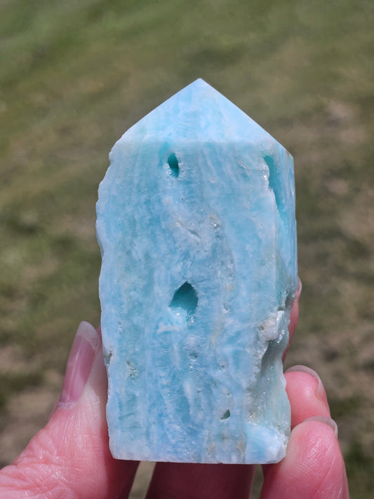 Blue Aragonite Tower