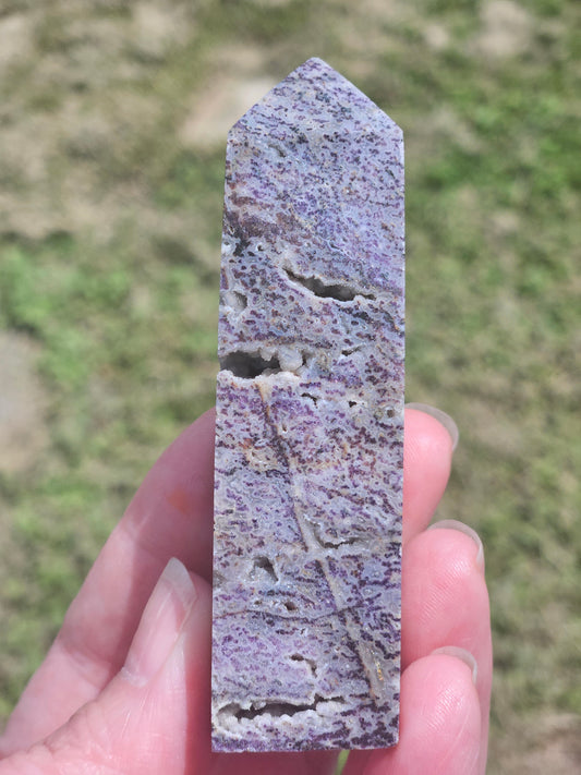 Purple Sphalerite Tower