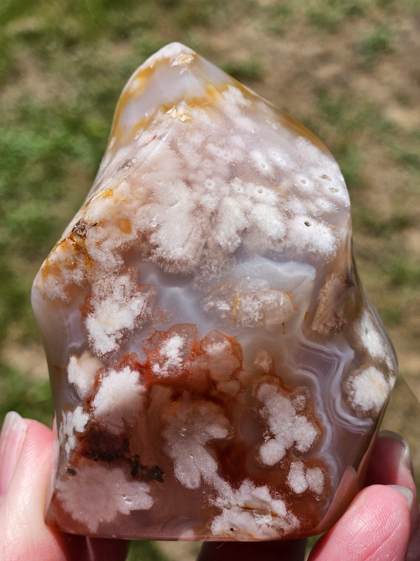 Flower Agate Flame