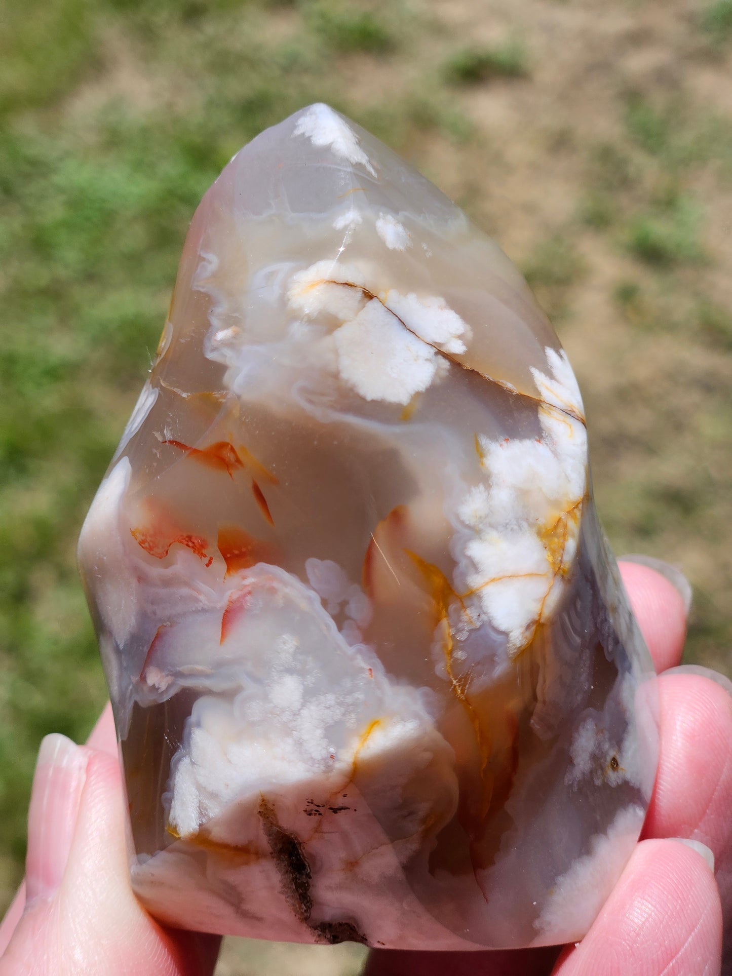 Flower Agate Flame