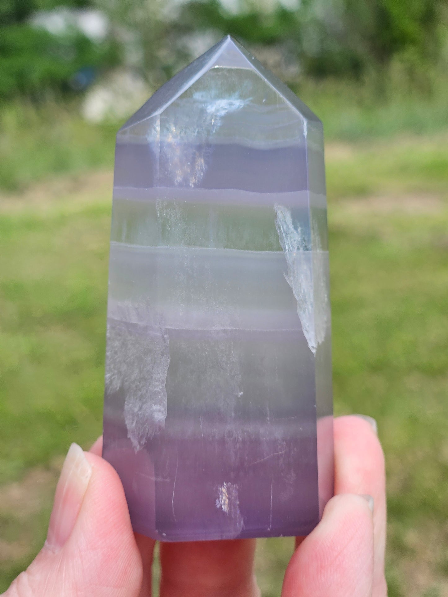 Lavender Fluorite Tower