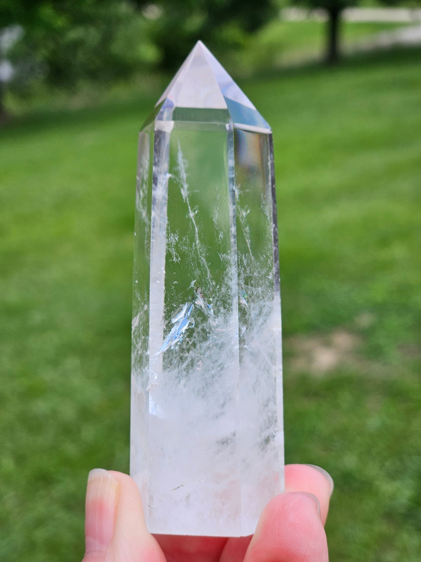 Clear Quartz Tower