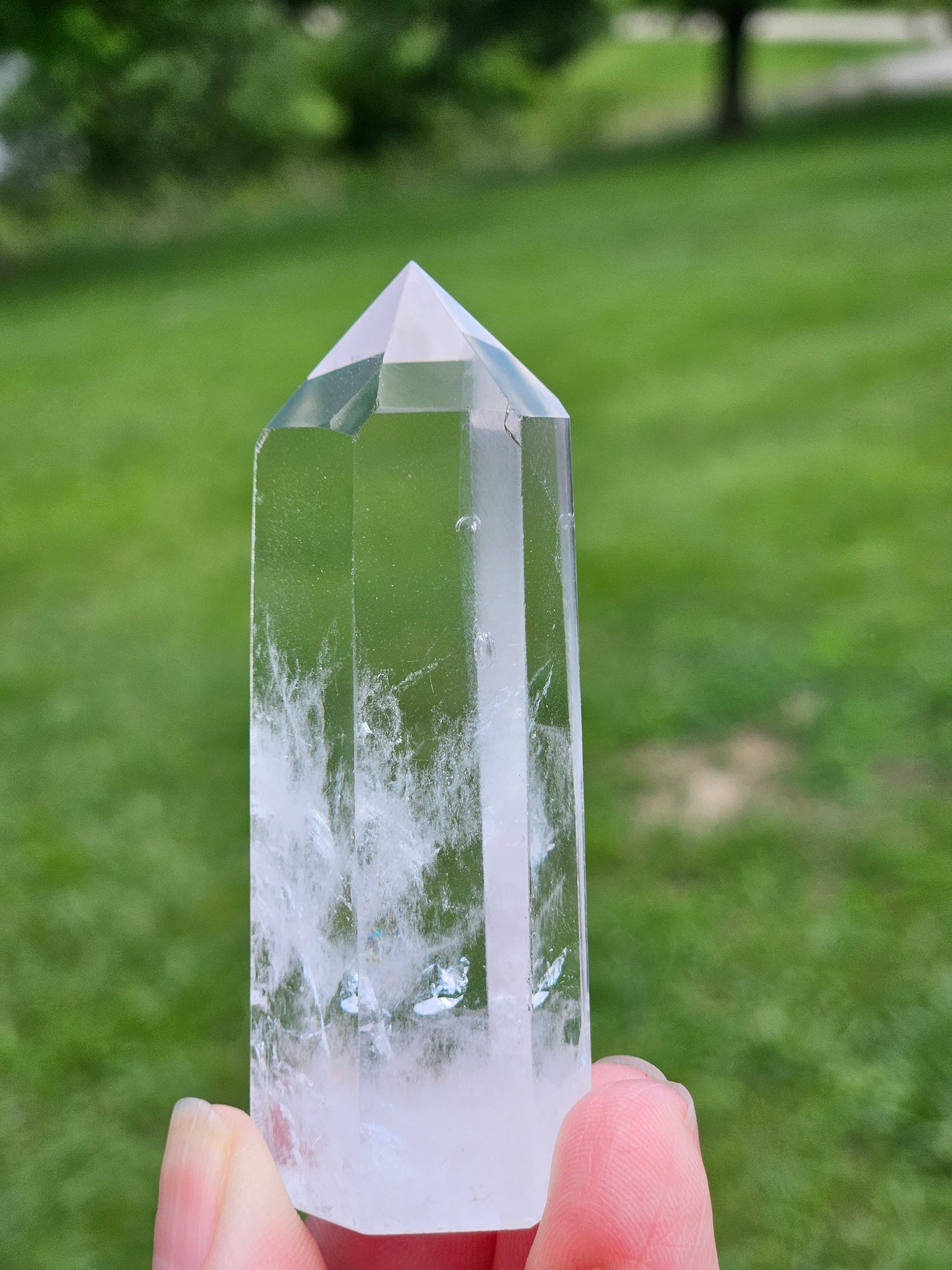 Clear Quartz Tower