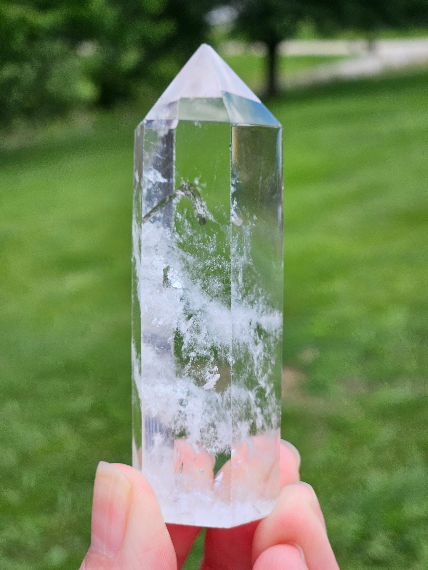 Clear Quartz Tower