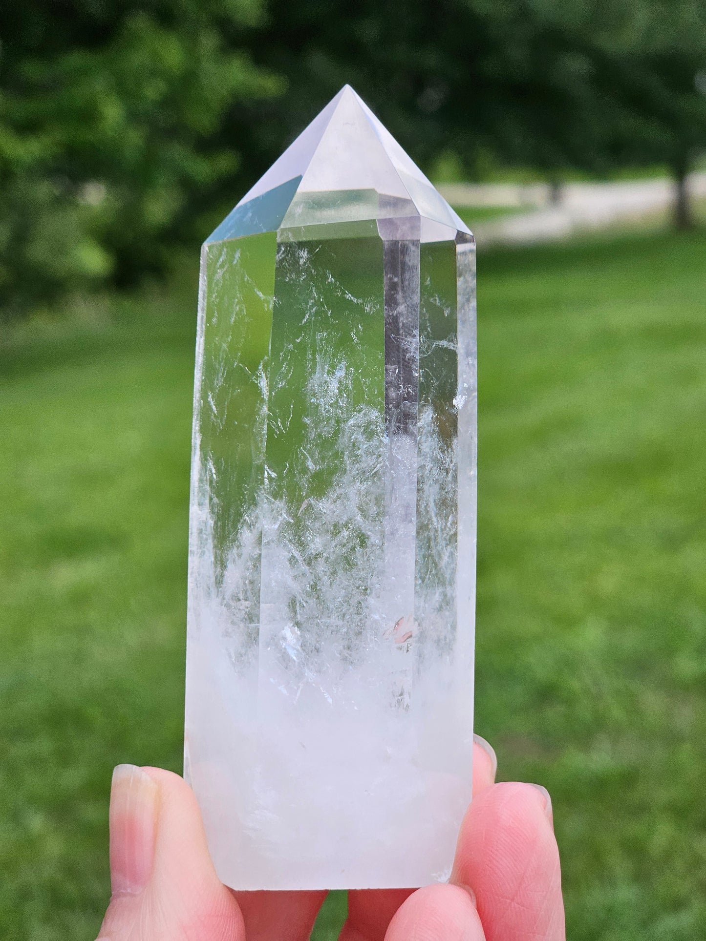 Clear Quartz Tower