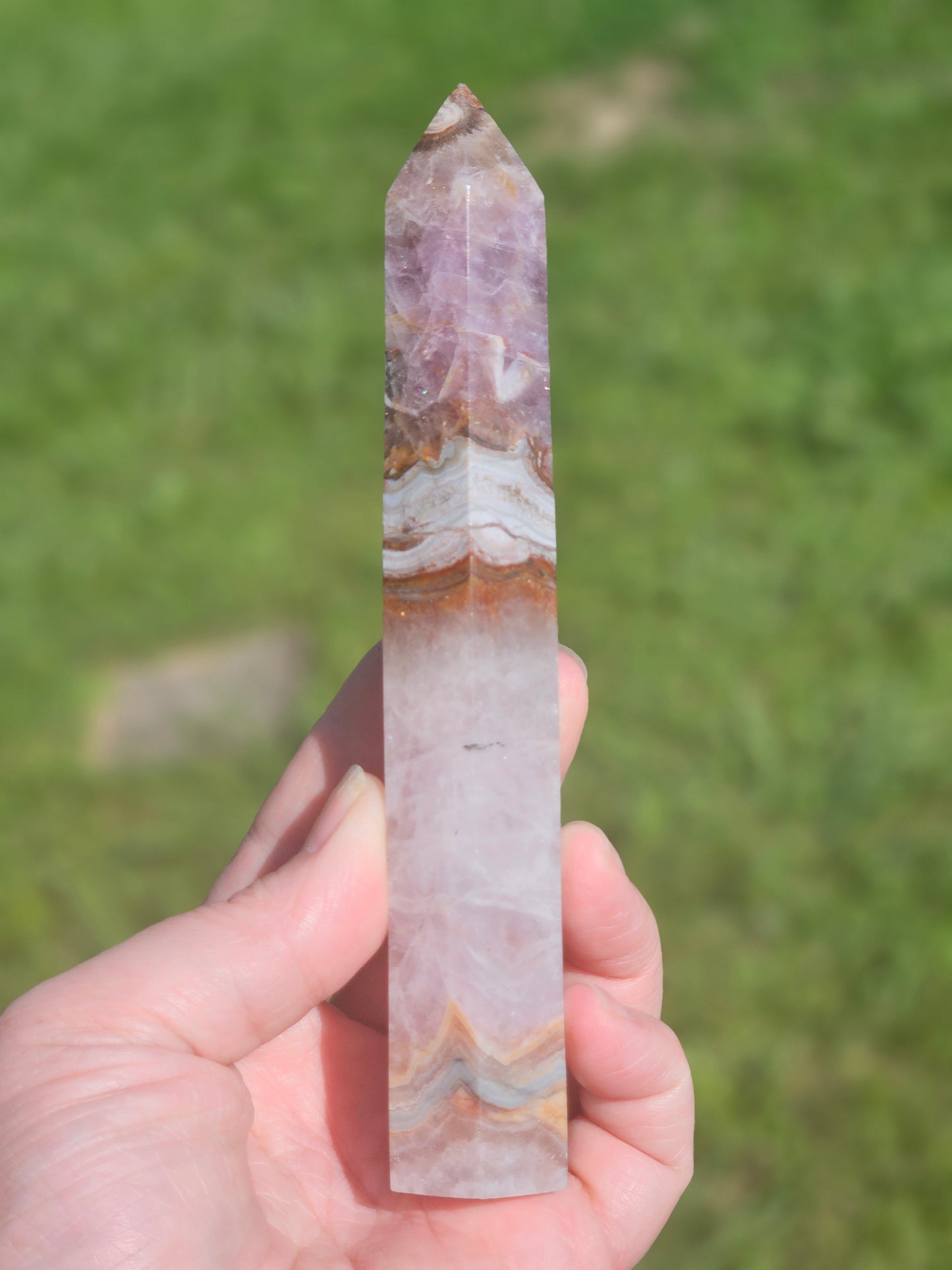 Chevron Amethyst Tower