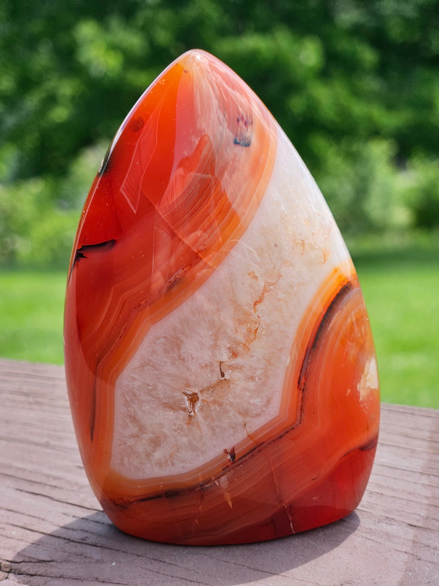 Carnelian Teardrop