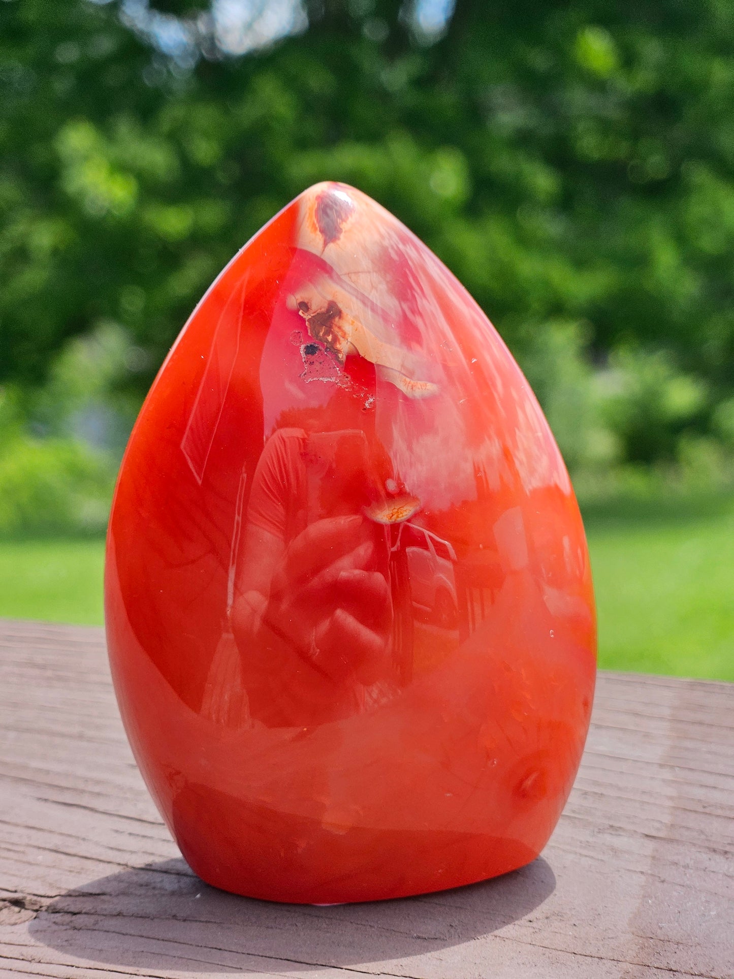 Carnelian Teardrop
