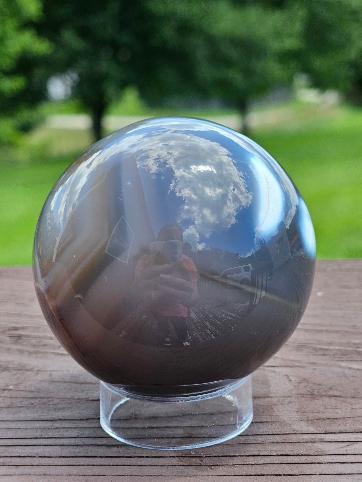 Orca Agate Sphere