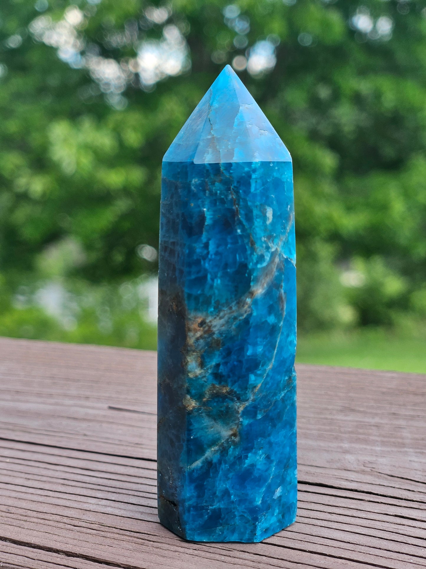 Blue Apatite Tower