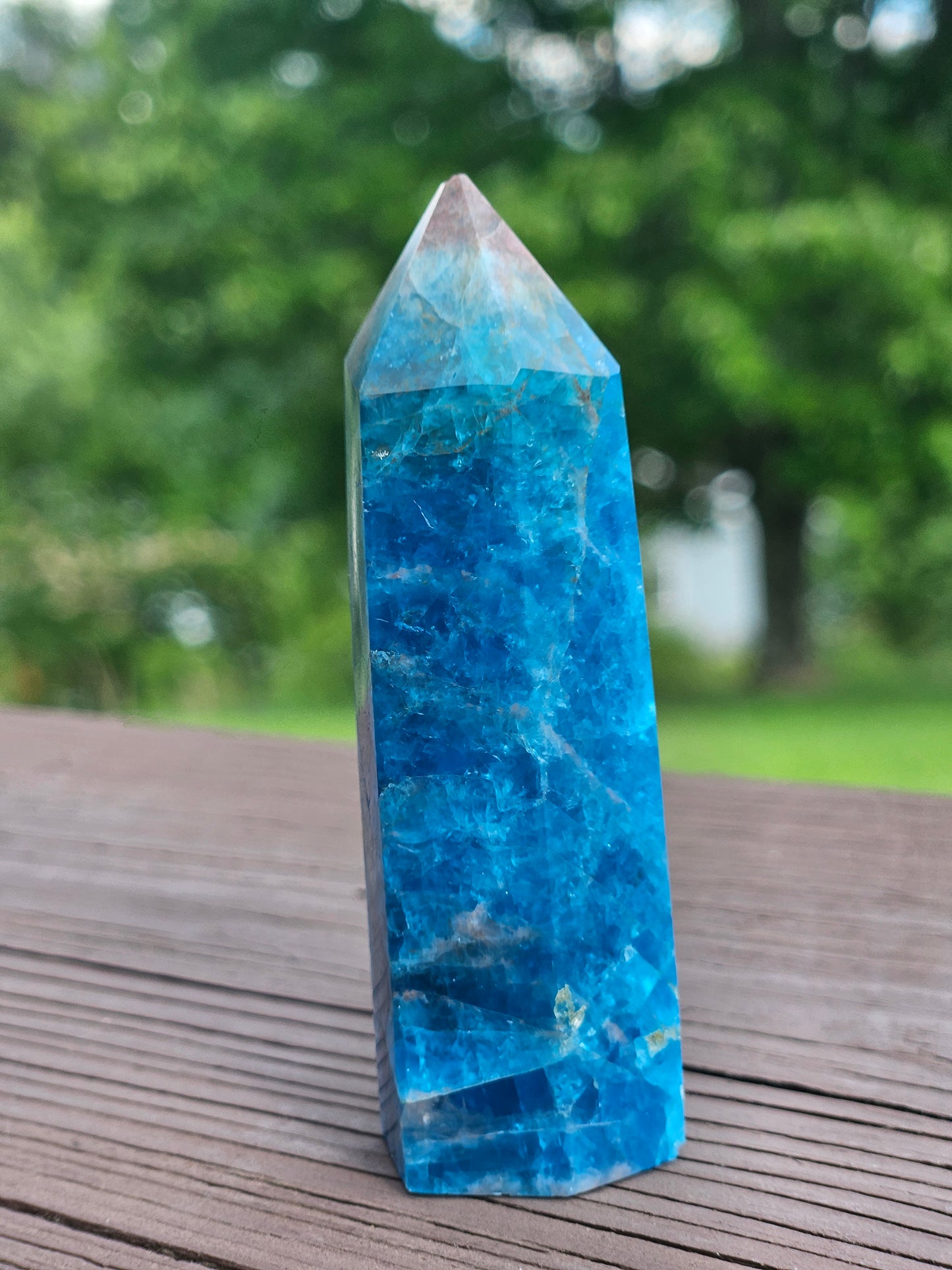 Blue Apatite Tower
