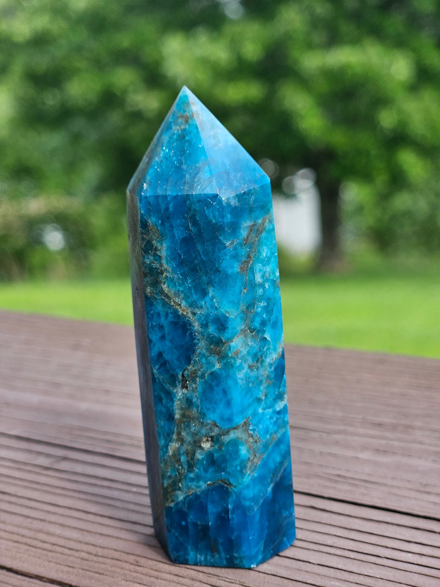 Blue Apatite Tower
