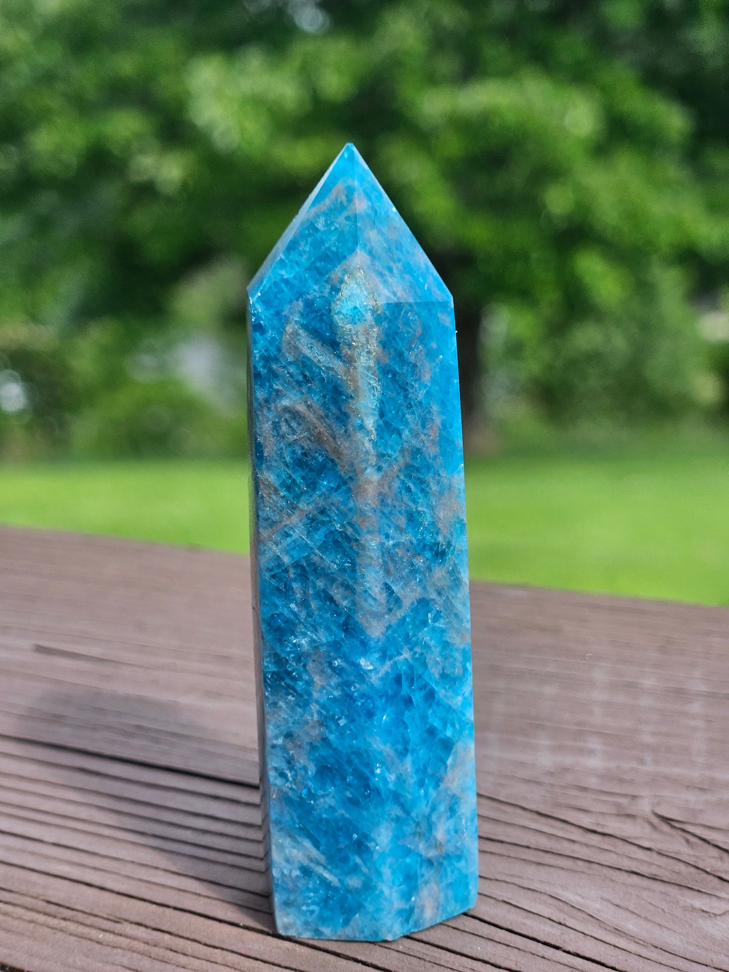 Blue Apatite Tower