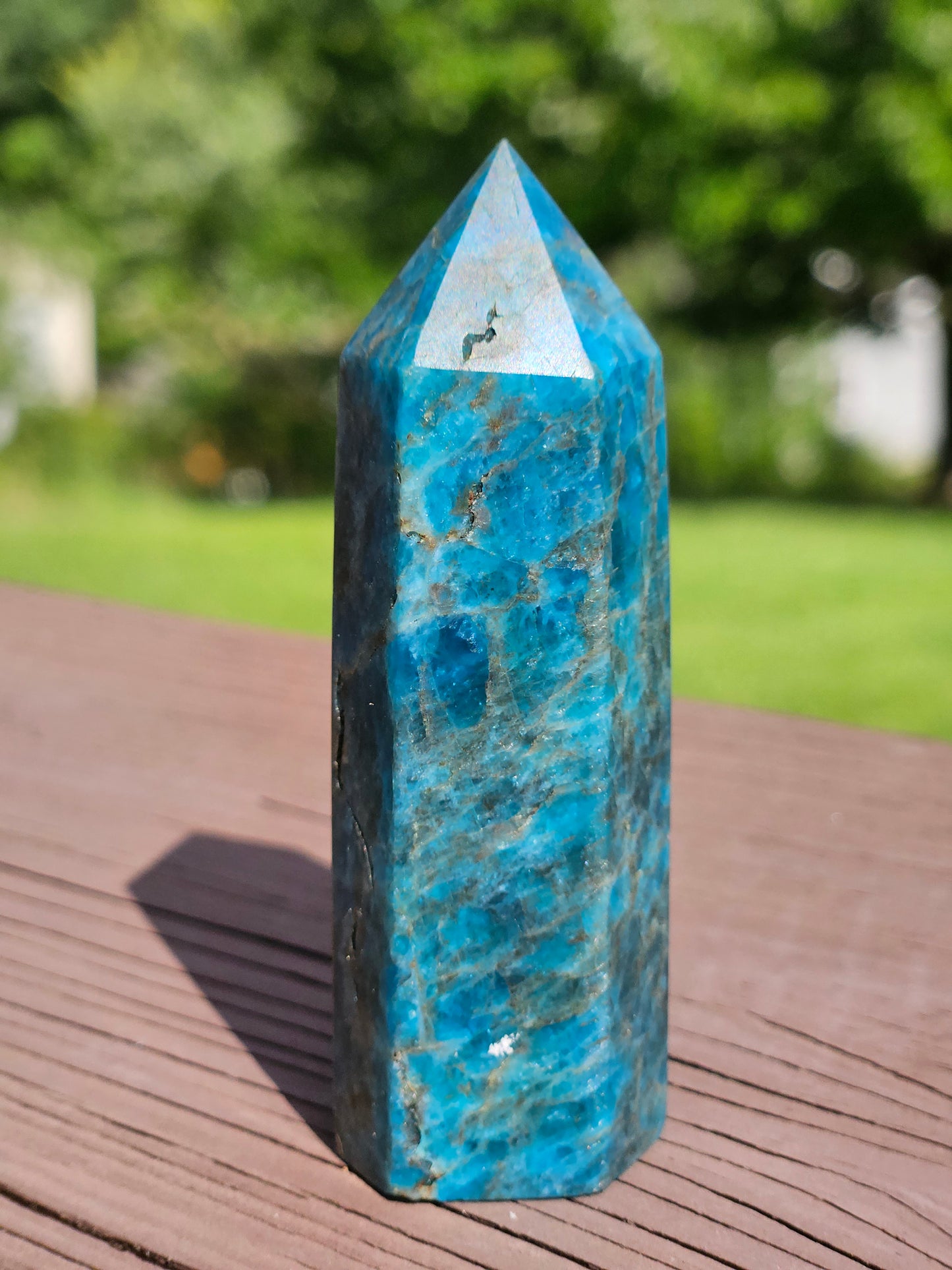 Blue Apatite Tower