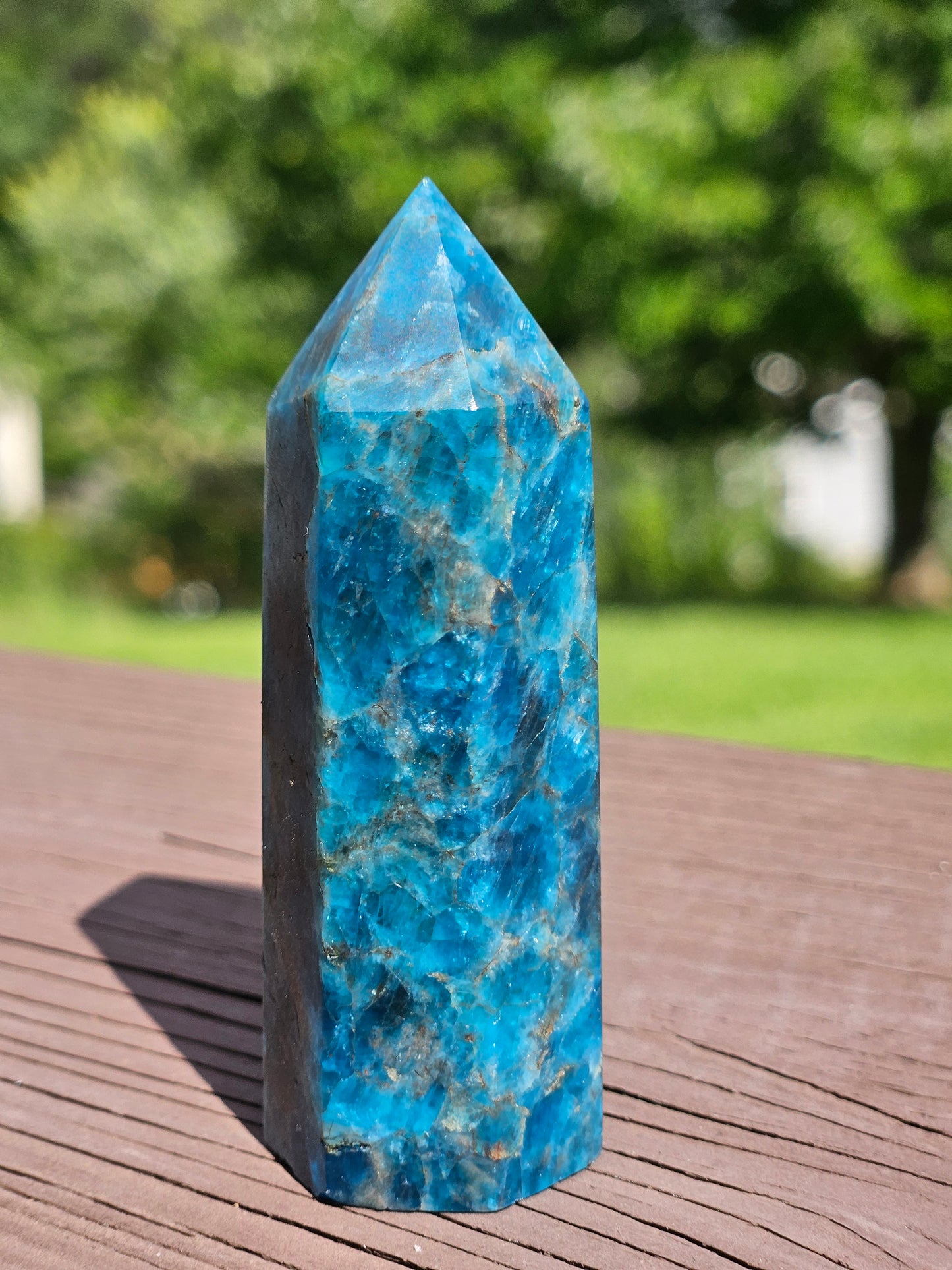Blue Apatite Tower