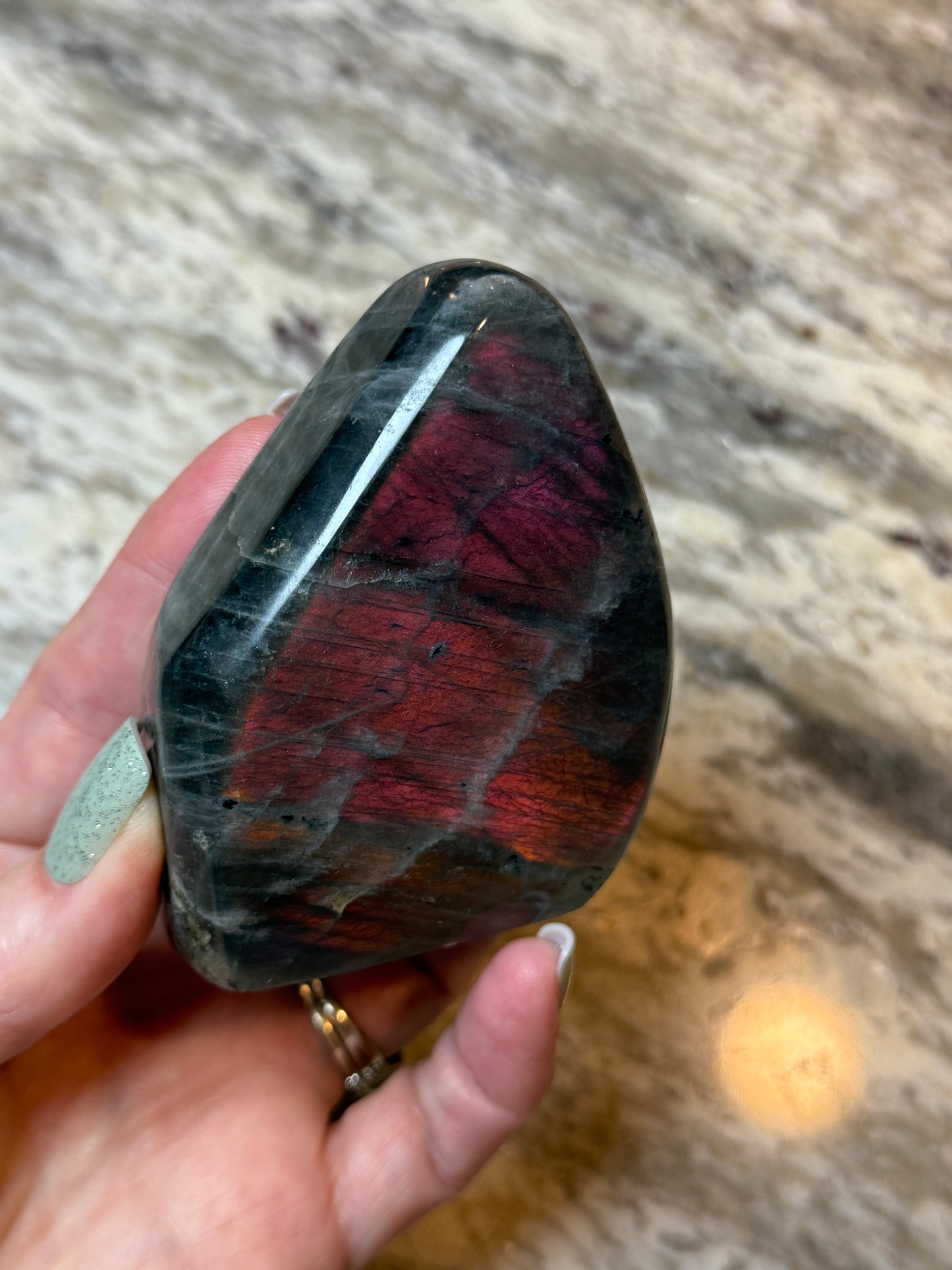 Natural Sunset Labradorite Freeform