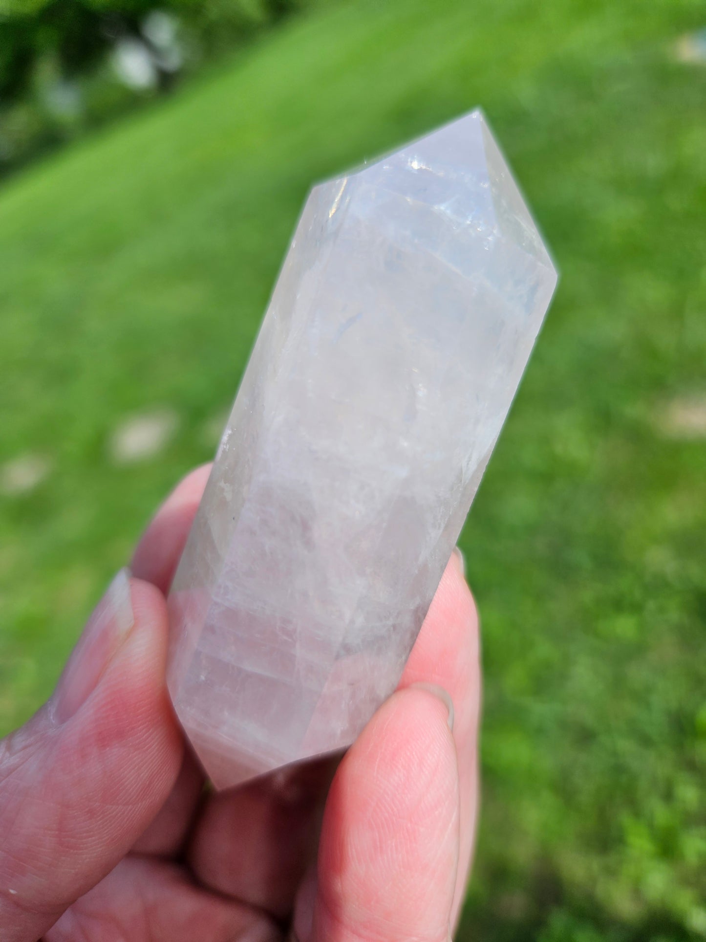 Rose Quartz Double Terminated Point