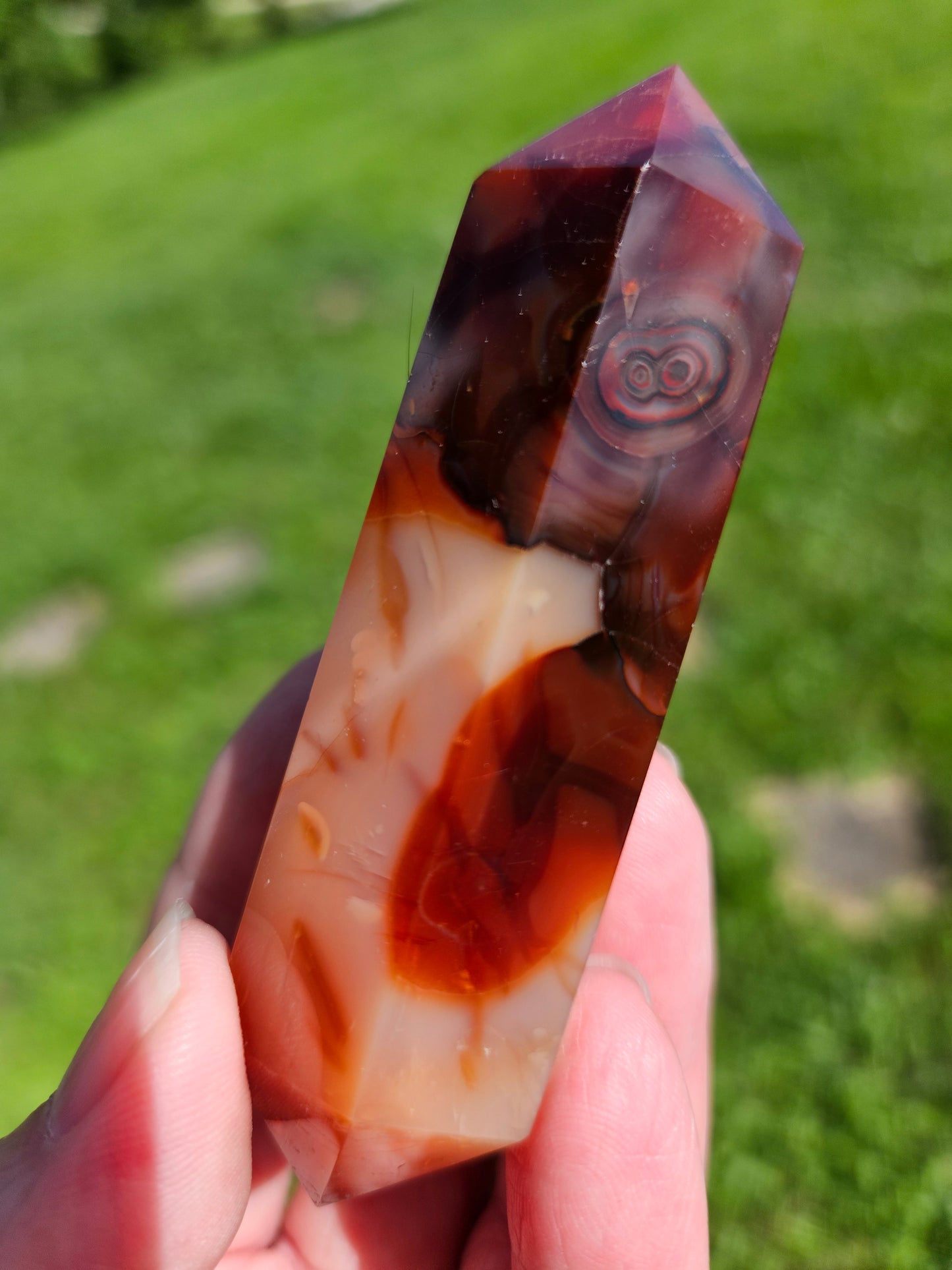 Carnelian Double Terminated Point